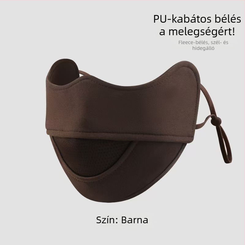 Pamut leopárd mintás maszk, dupla rétegű, fülhez rögzíthető, porvédő, légáteresztő, felnőtteknek