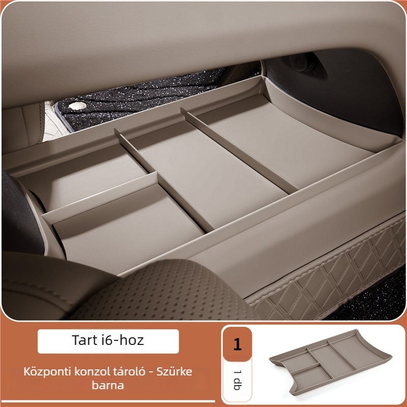 Központi konzol karfa tároló – bőr – Márka Lutu Auto Parts – Kompatibilis az Ideal i6-tel
