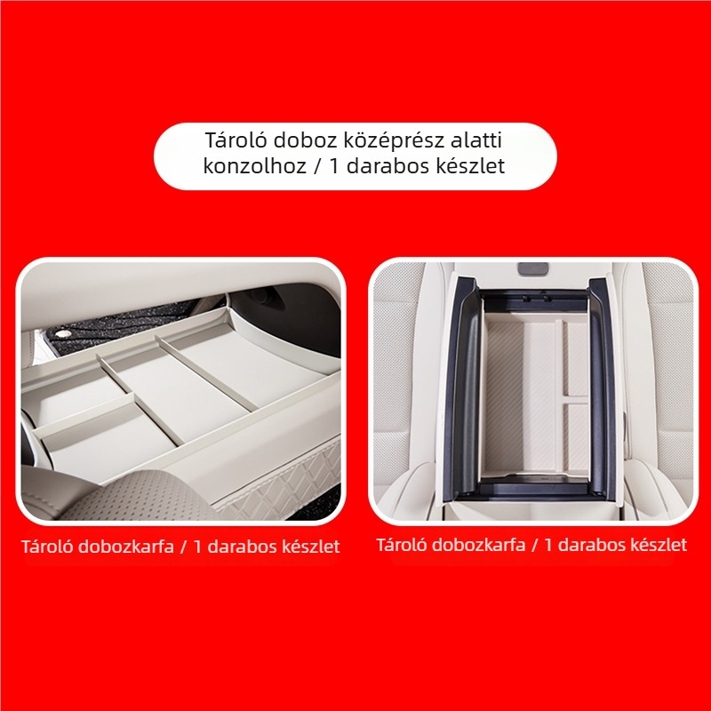 Központi konzol karfa tároló – bőr – Márka Lutu Auto Parts – Kompatibilis az Ideal i6-tel