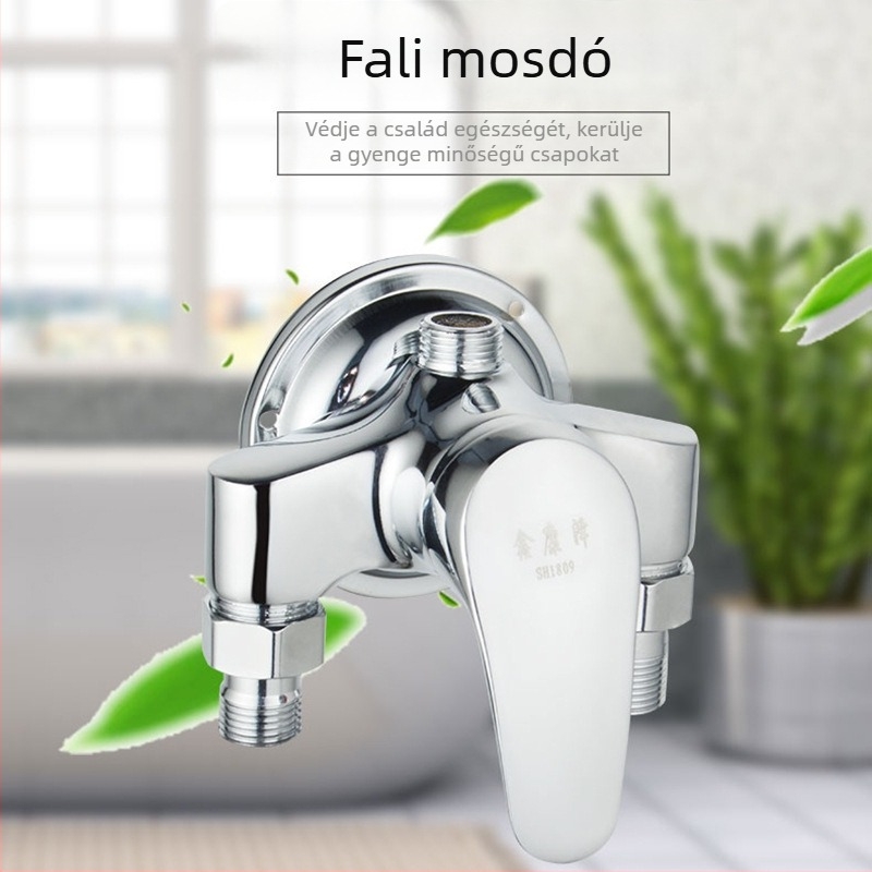 Zuhanykeverő, cinkötvözetes test, 100 működési hőmérséklet, névleges nyomás 10, 4-pontos bemenet-kimenet