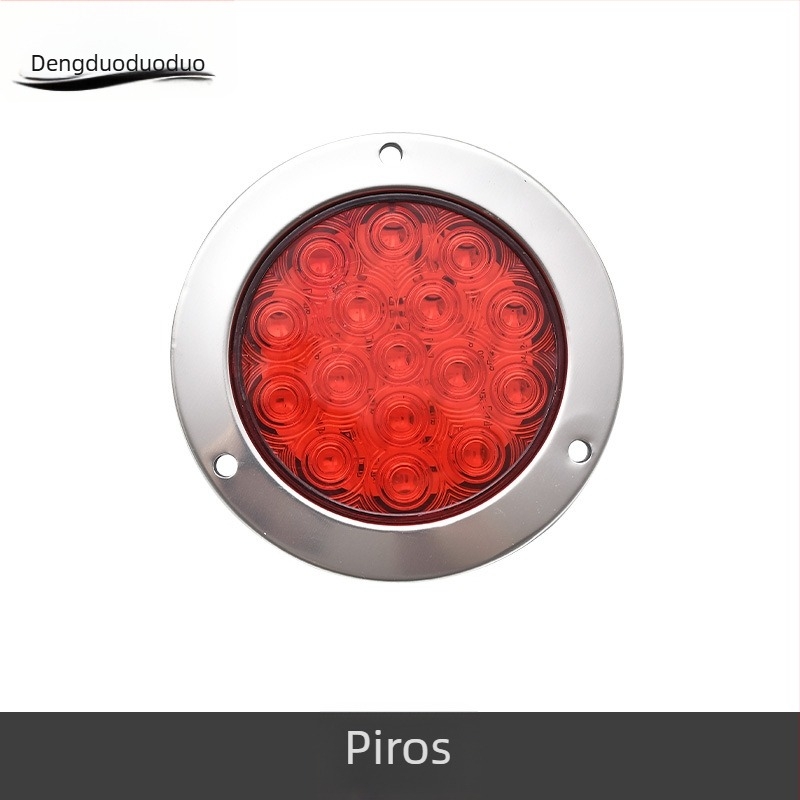 LED hátsó lámpa teherautók és félpótkocsik számára (24V, 10W, műanyag + alumínium ház, 5000 óra)