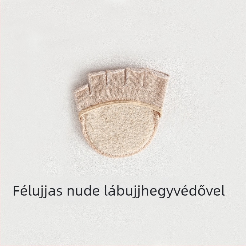 Női ötujjú zokni bambuszrostból, légáteresztő, láthatatlan, izzadságot felszívó, csúszás elleni