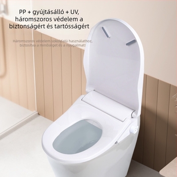 Okos vécéfedél W118C popó- és női tisztító funkciókkal, egyszerű telepítés, szifon típusú öblítés, vízhozam 500-700 ml/perc, anyag PP lemez