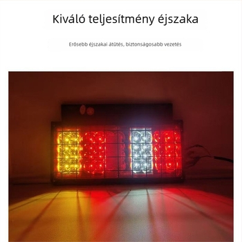 LED hátsó lámpa teherautókhoz - Runlin Foton Era hátsó lámpa készlet 12V/24V, LED fényforrás, kompatibil teherautókkal, mezőgazdasági járművekkel és Howo könnyű teherautóval