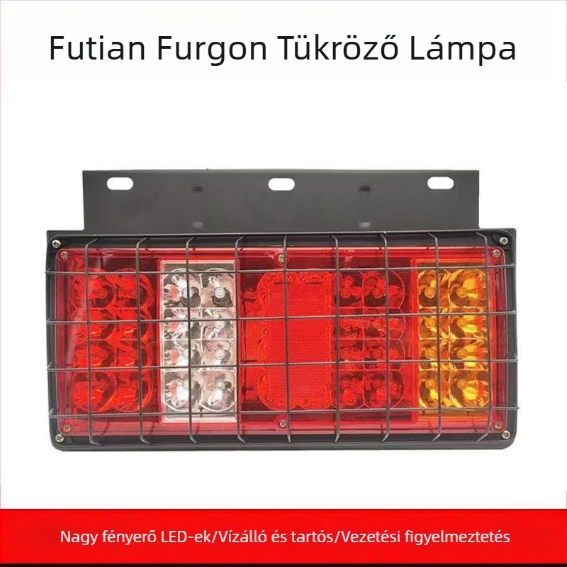 LED hátsó lámpa teherautókhoz - Runlin Foton Era hátsó lámpa készlet 12V/24V, LED fényforrás, kompatibil teherautókkal, mezőgazdasági járművekkel és Howo könnyű teherautóval