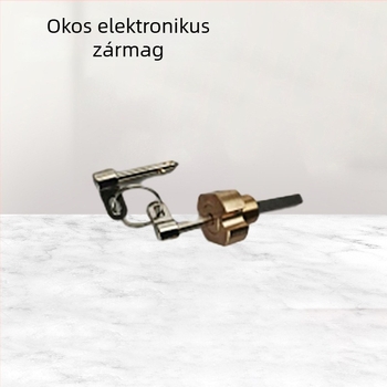 Ajtókilincs cilinder — teljes réz, egynyelvű zár, lopás elleni védelem, C-szint, modell YZ, modern minimális dizájn biztonsági ajtókhoz