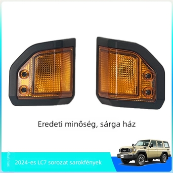 Toyota LC76 LC sorozathoz készült irányjelző és sárvédő lámpa készlet – 55W 12V halogén, ABS, kompatibil Fj7 sorozat és a Pika-val, LEBOQIPEI