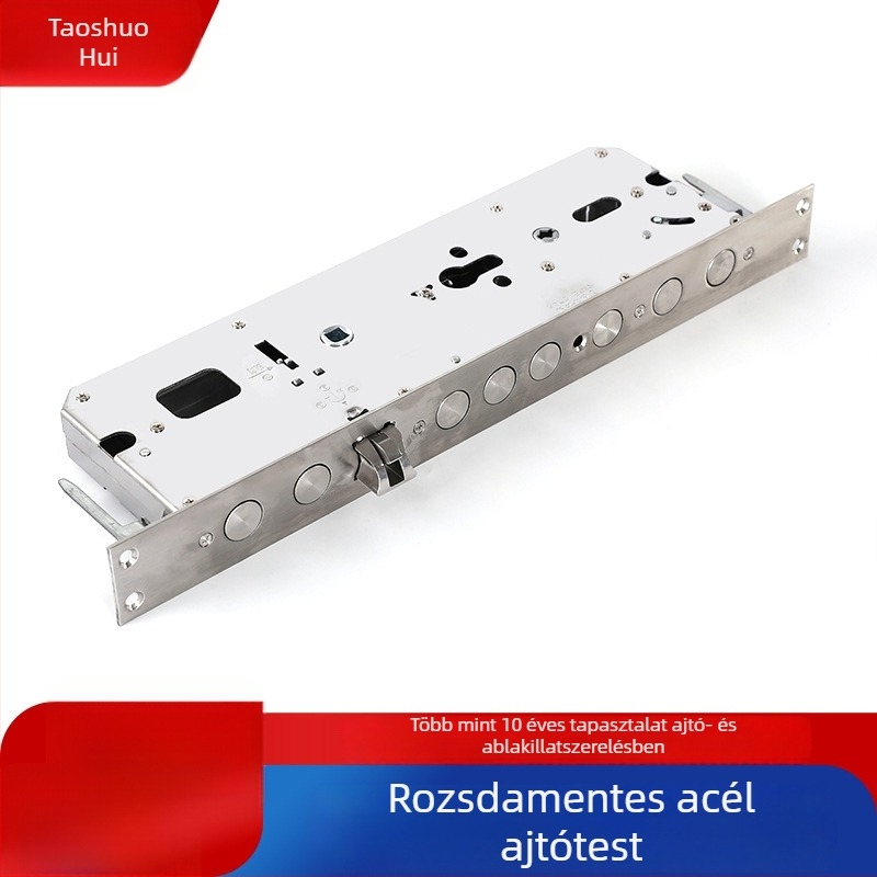 304 rozsdamentes acél zártest - nem szabványos forma - nagy kör alakú, egy nyelvű zár - modell: online konzultáció - modern, egyszerű stílus