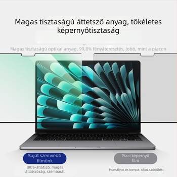 MacBook mágneses szemvédő film MacBook Pro és Air számára, 2025 modell