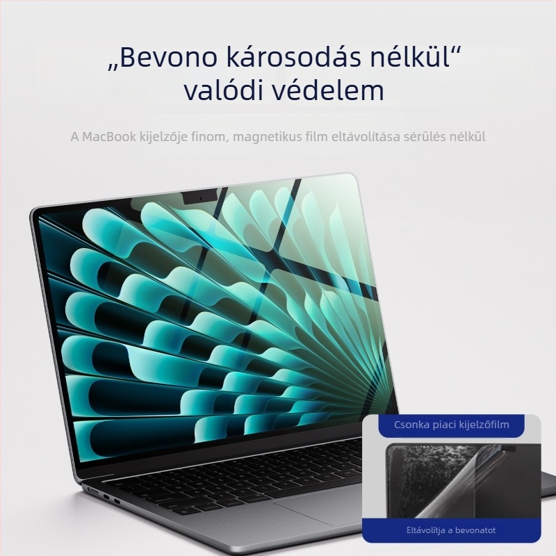 MacBook mágneses szemvédő film MacBook Pro és Air számára, 2025 modell