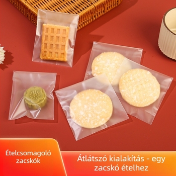 Matt önzáró tasak sütéshez, átlátszó, összetett anyag, testreszabás elérhető
