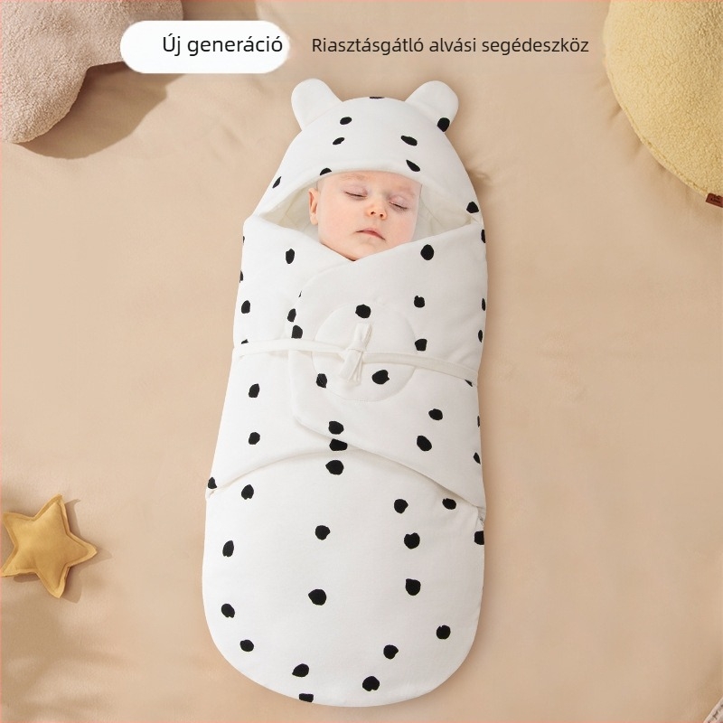 Baba alvózsák ősz–télre, pamut anyagú külső, poliészter töltet, cipzár, többfunkciós, újszülött