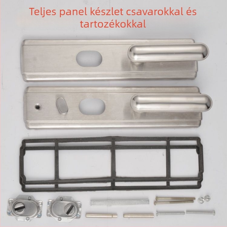 Biztonsági ajtó kilincs – réz, golyózáras, furatok közötti távolság 235 mm