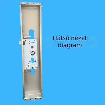 Rozsdamentes acélból készült okos zártest, kilincs-zárral, kompatibilis négyszögfejű zártesttel, bejárati ajtók biztonságáért, modern minimális stílus
