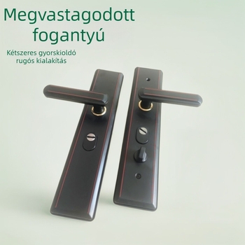 Ajtózár fogantyú – vasból készült, modern minimalist stílusú, alkalmas biztonsági ajtókhoz, bejárati ajtókhoz és kapukhoz