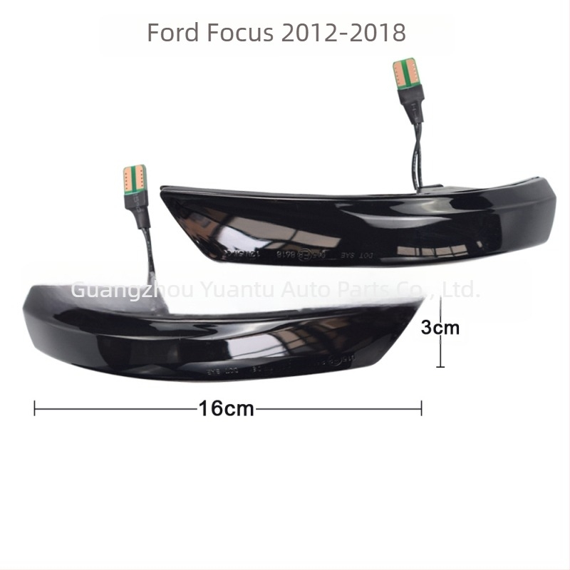 LED dinamikus tolatófény Ford Focus Mk2/Mk3 és Mondeo Mk4-hez – 12V, ABS burkolat, modell L-Fd-01, kompatibil Mondeo 2011-2014 és Focus 2 Mk2 2008-2011