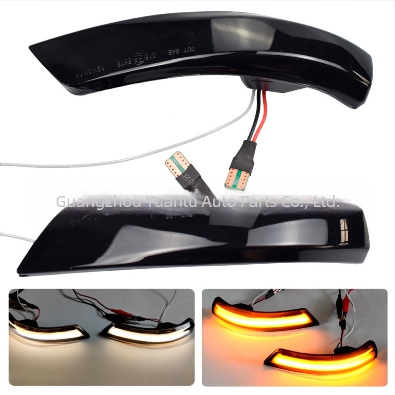 LED dinamikus tolatófény Ford Focus Mk2/Mk3 és Mondeo Mk4-hez – 12V, ABS burkolat, modell L-Fd-01, kompatibil Mondeo 2011-2014 és Focus 2 Mk2 2008-2011