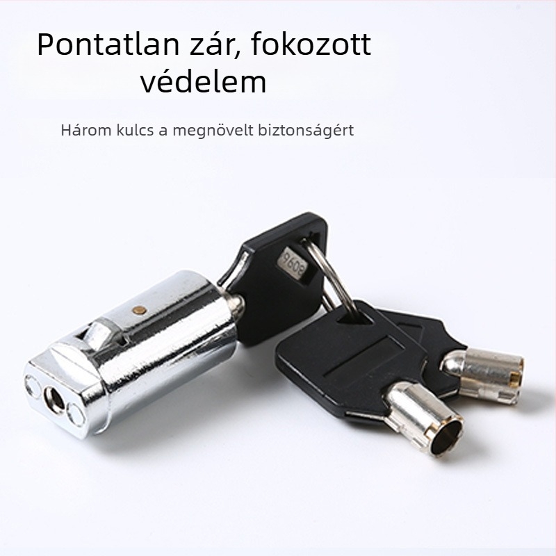 Vendinggép-zár cilinderek – cink ötvözet; modell: Vending machine lock cylinder; alkalmazás: vending gépek, játék gépek és széfek; stílus: modern minimál