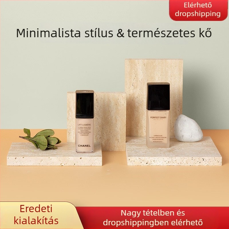 Természetes kőből készült still life fotózási kellék ékszerekhez és kozmetikai termékekhez - IP nem engedélyezett