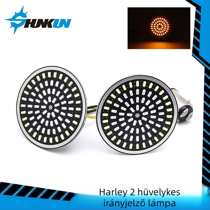 Harley motorkerékpár LED indexek - eleje és hátul, 12V, 6500K, SK-1157