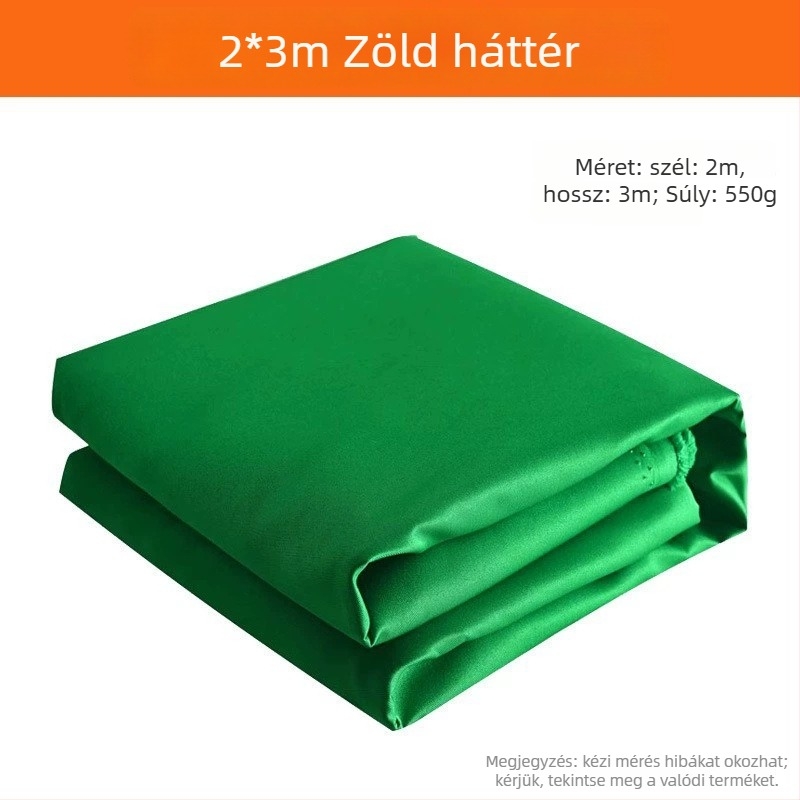 Háttérfal - vastag zöld képernyő vászon a termékfotózáshoz (Márka: Beauty; Anyag: Vászon; Alkalmazási terület: Termékfotózás; Garancia: Országos garancia)