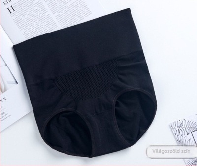 Női magas derekú varrat nélküli bugyi — csípőemelés, hasformázás, lélegző nylon
