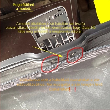 Poggyász-zár XFG903 TSA007 – háromlyukú zár, ABS tok