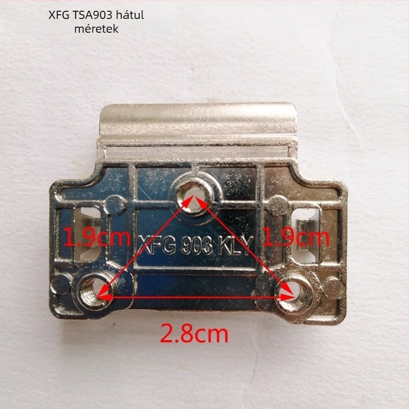 Poggyász-zár XFG903 TSA007 – háromlyukú zár, ABS tok