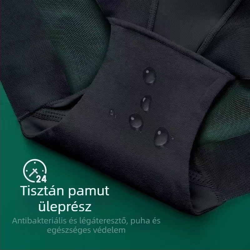 Európai és amerikai sexy Ice Silk magas derékú formázó nadrág nőknek, légáteresztő hálós anyagból, könnyű, hasformáló és csípőemelő
