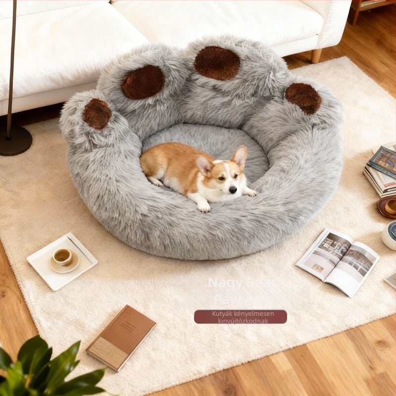 Poliészterből készült kutyapárna, beltéri használatra, minden évszakban, melegen tart