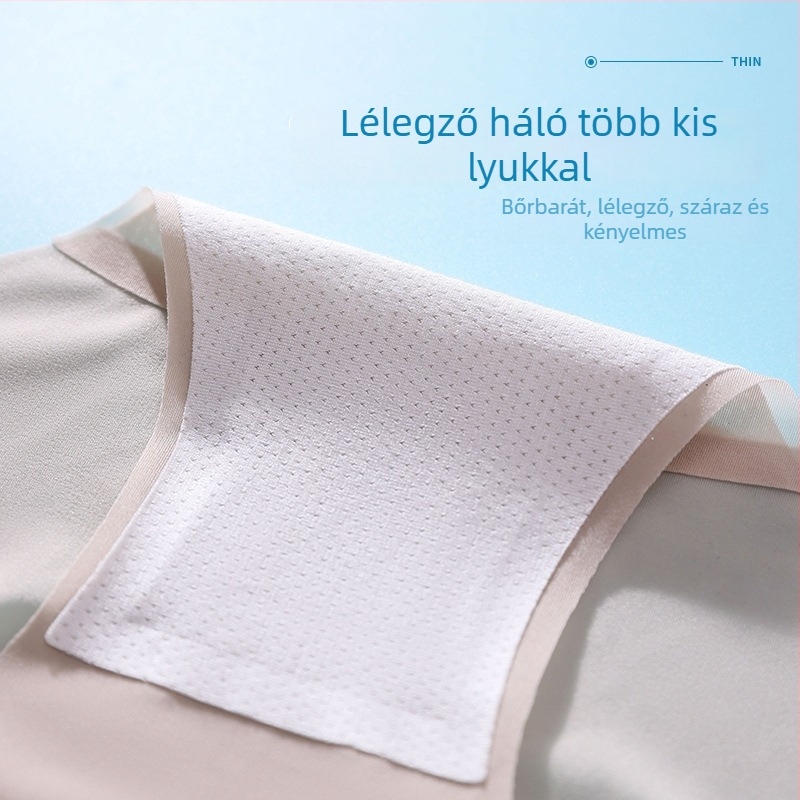 Női ultrakönnyű, magas derekú alakformáló bugyi Ice Silk anyagból, csípő-emelő és hasformázó hatással, szülés utáni viseletre
