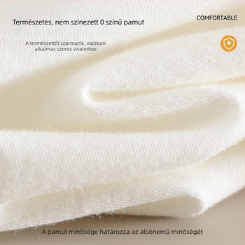 Lányoknak szóló pamut magas derekú bugyi – antibakteriális, lélegző, csípőemelés, hasformázás, pamut bélés