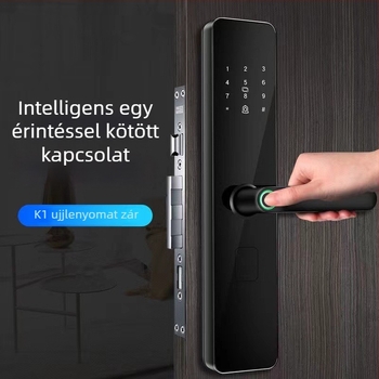 Kexiong K2 One-Touch fél-automata ujjlenyomat-zár otthonok és vendégházak számára — 50 ujjlenyomat tárolva, szkennelési idő 0,01 s, >100000 nyitási ciklus, DC-tápellátás