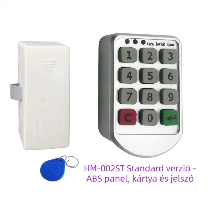 H modellű szekrényzár, műanyag/alumínium panel, modern minimalist stílus