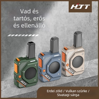 Gyerekeknek szóló walkie-talkie készlet, két darab, újratölthető, szülő–gyerek interakció, hatótáv 1,5–3 km, lítium-ion akkumulátor, porálló