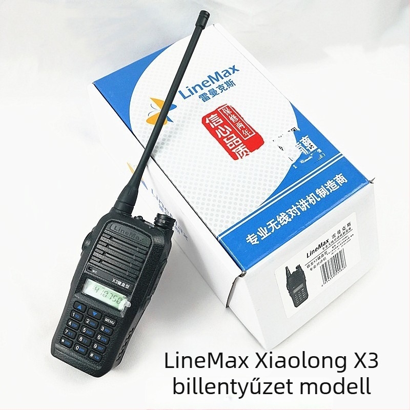 Keweitong X3 billentyűzetes walkie-talkie, 400-470 MHz, 5W, 128 csatorna, 5-10 km hatótávolság, 1500 mAh lítium-akkumulátor
