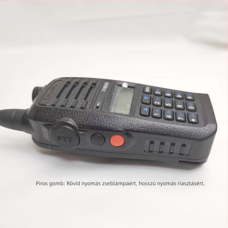 Keweitong X3 billentyűzetes walkie-talkie, 400-470 MHz, 5W, 128 csatorna, 5-10 km hatótávolság, 1500 mAh lítium-akkumulátor