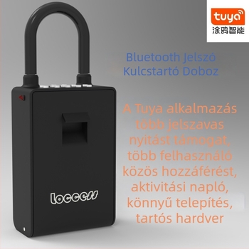 Kulcstartó doboz számzáras zárással, alumínium ötvözet, modell EKKB2-TY, modern minimalist stílus