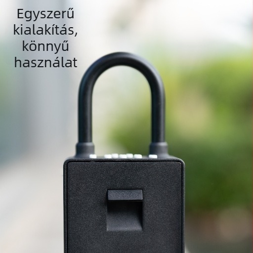 Kulcstartó doboz számzáras zárással, alumínium ötvözet, modell EKKB2-TY, modern minimalist stílus