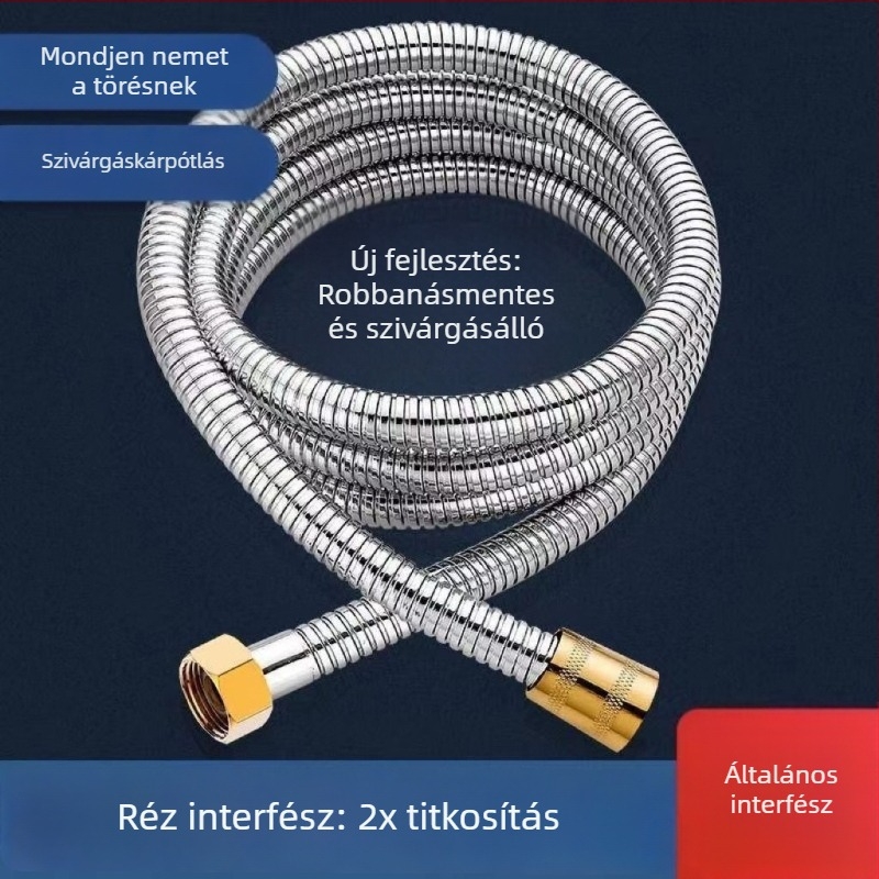 201 rozsdamentes acél zuhanycső, menetes telepítés, Water Phoenix, modern minimalista stílus