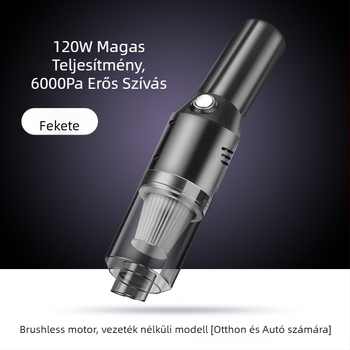 CHEGES autómini porszívó, kézi, hordozható, 5500 Pa szívás, 7.4 V, 120 W, töltéses működés