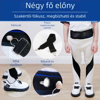 Gyermekek lábfej-ortózisa a lábfej alakjának és a járás korrigálására, Mades márka, modell mds-1, tanúsított termék