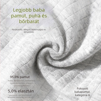 Női pamut magas derekú bugyi, légáteresztő, antibakteriális, 100% pamut bélés