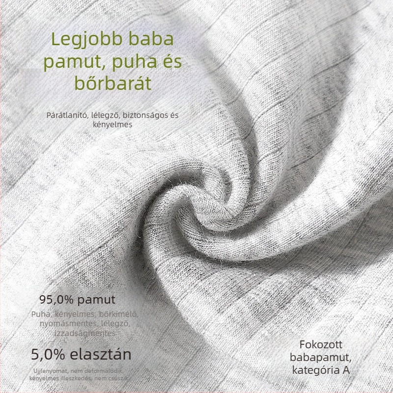 Női pamut magas derekú bugyi, légáteresztő, antibakteriális, 100% pamut bélés