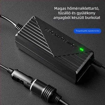 Autókonverter 220V AC-ról 12V DC-re cigarettagyújtó aljzattal, 120W, ABS ház
