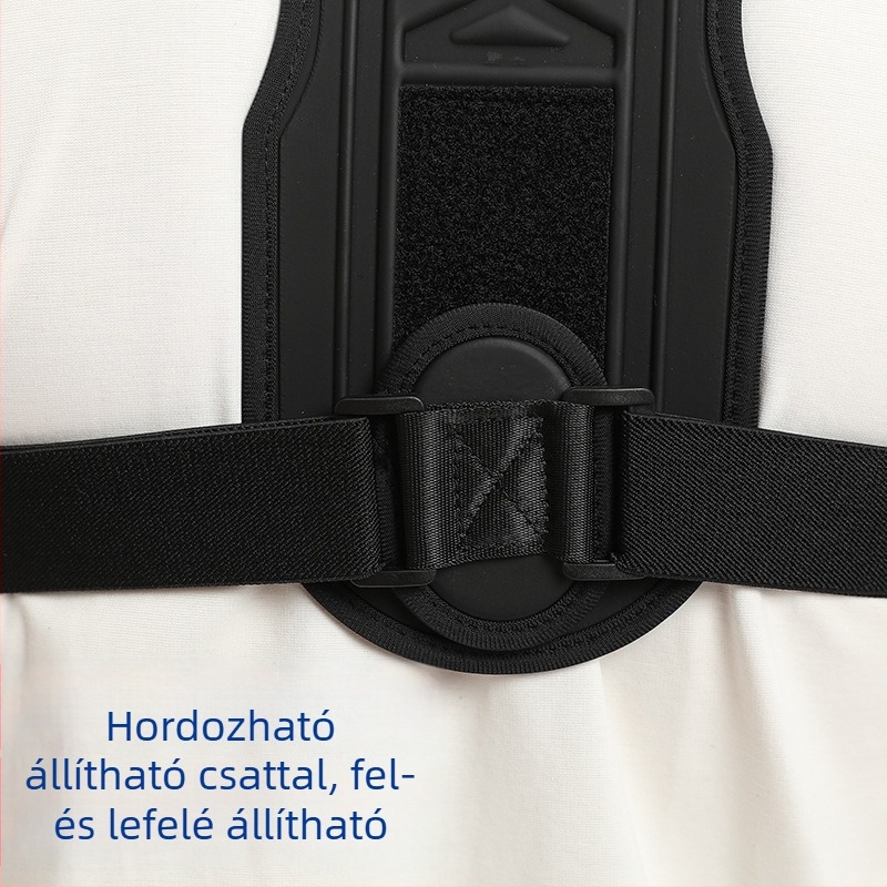 Hátsó testtartás-korrigáló öv, EVA habos nyitott kialakítás, lélegző hátsó támasz, állítható, Modell XWD-XX01