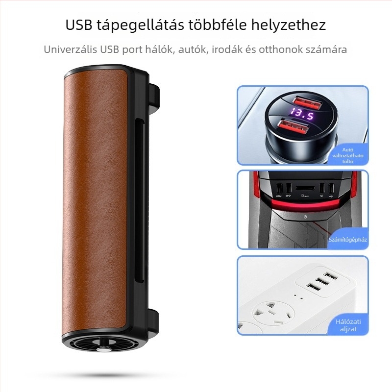 Autóülés ventilátor CF01, ABS leather anyag, 3.12W, ülés ventiláció