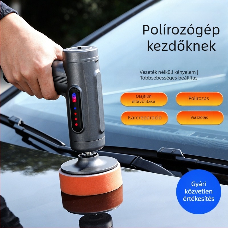 Kézi autópolírozó és viaszoló gép járművekhez és márvány padlókhoz