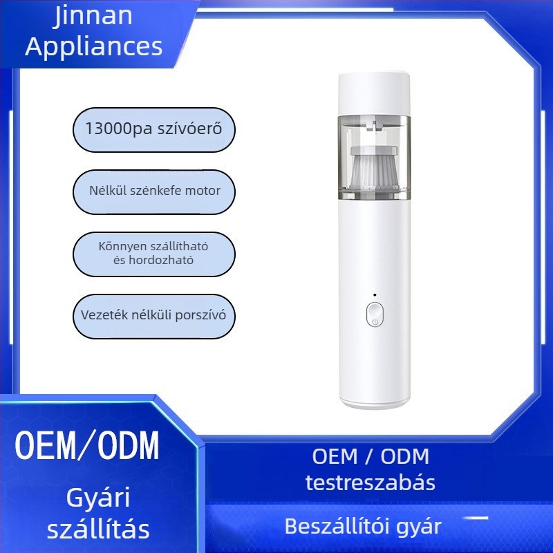 Kézi porszívó autóhoz és otthonra, 4500 Pa szívóerő, 80 W teljesítmény, 7,4 V, modell JN-8029-YSYW