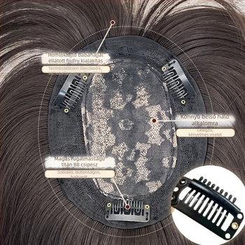 Wig pj001 | magas hőmérsékletű szálakból | egyenes haj | mechanikus feldolgozás | nem alkalmas forró festésre